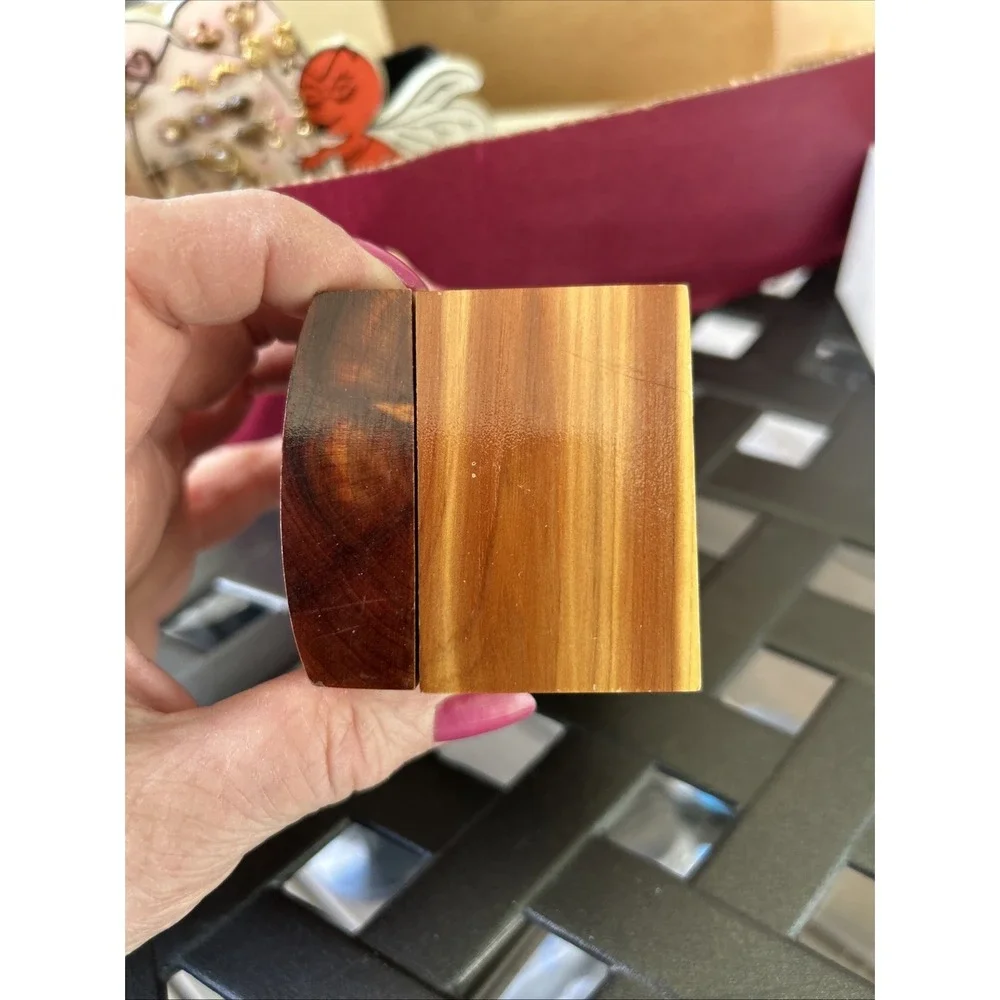 Souvenir Ocean City Maryland Wooden‎ Trinket Box 1983